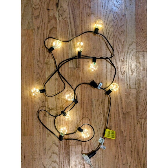 12ft 10-Bulb Decorative End-to-End Indoor TS-25 String LED USA-Plug Lights EUC - Picture 2 of 2